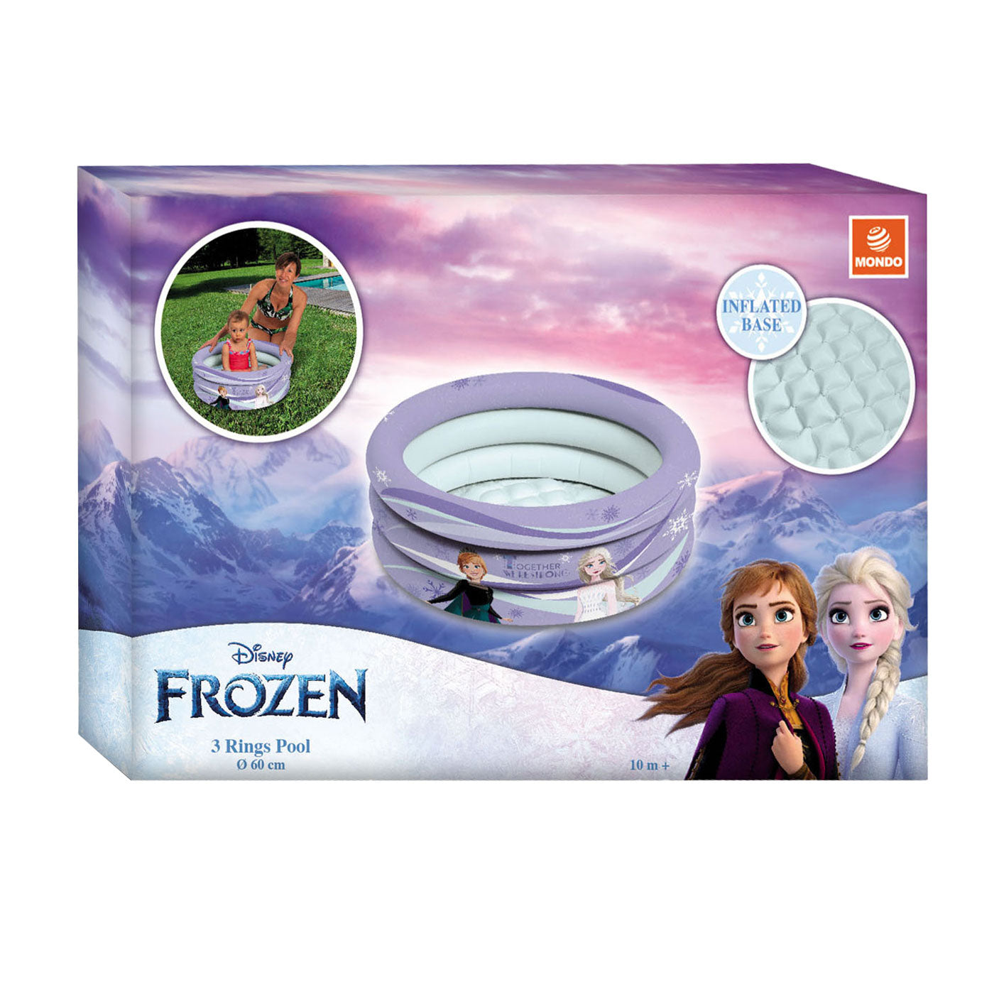 Piscine Mondo Frozen 3 rings, 60 cm