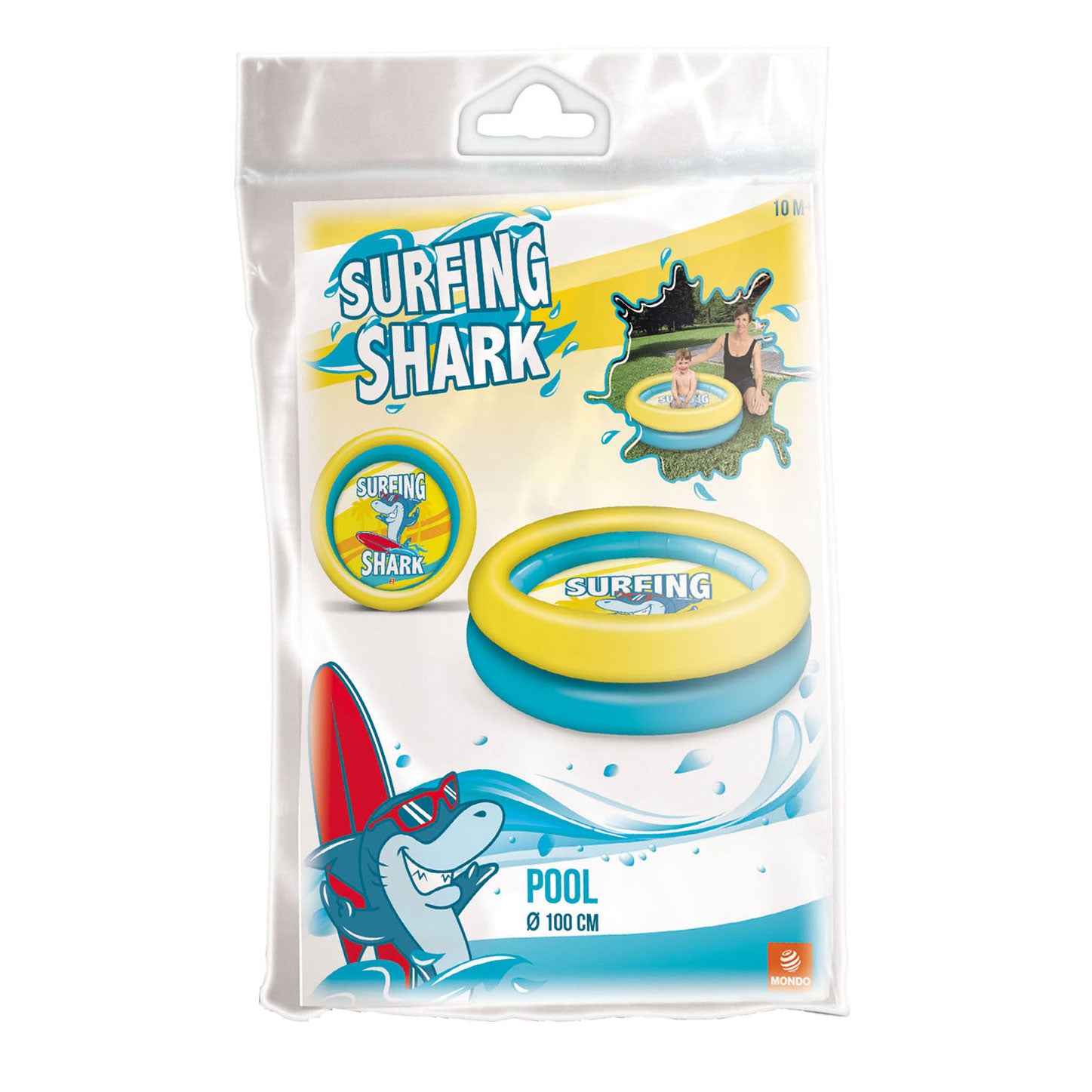 Shark de surf de la piscine Mondo, 100 cm