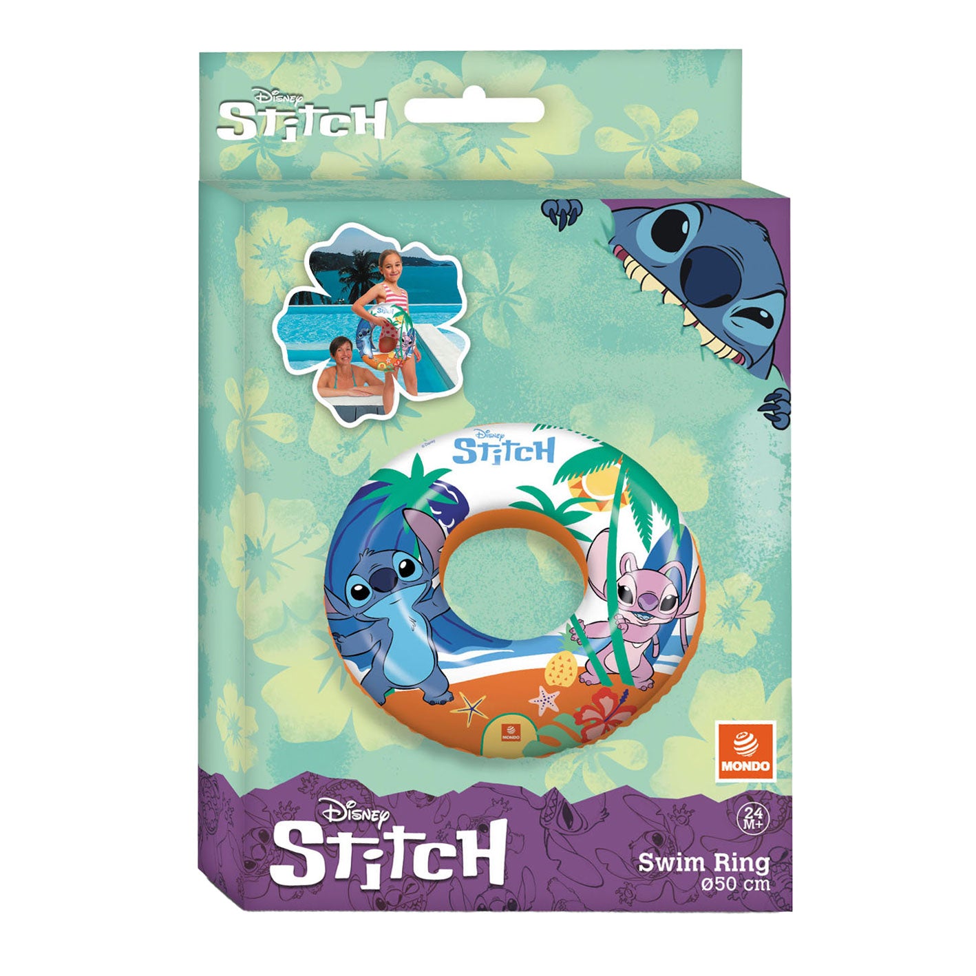 Point de la bague de natation Mondo, 50 cm
