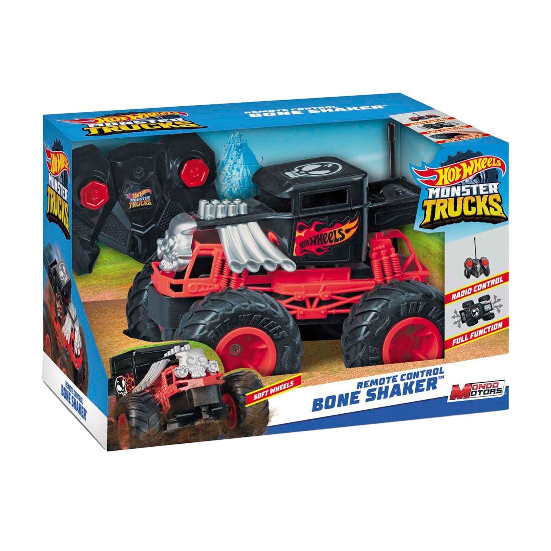 Wheels Hoto Mondo Motors RC Contrôlable Auto Bone Shaker