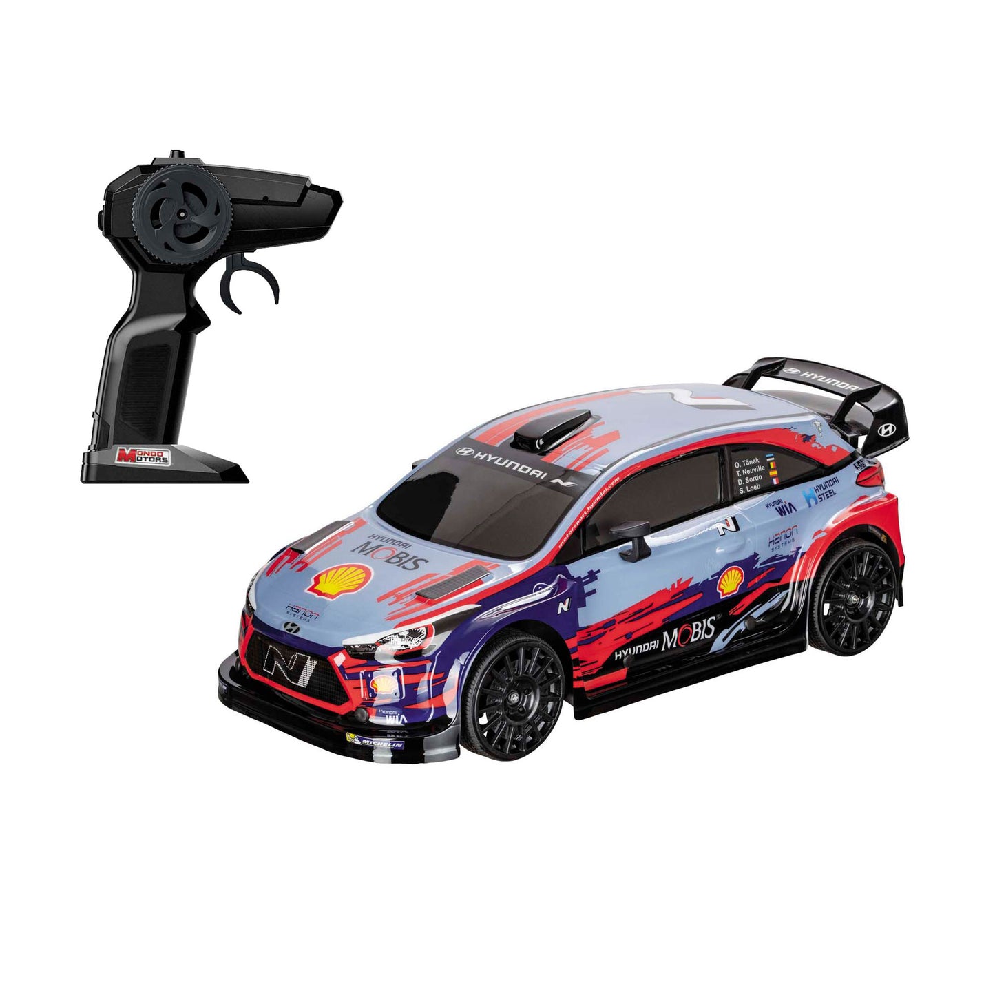Mondo Motors RC Stereable Auto Hyundai I20 WRC 23, échelle 1:10