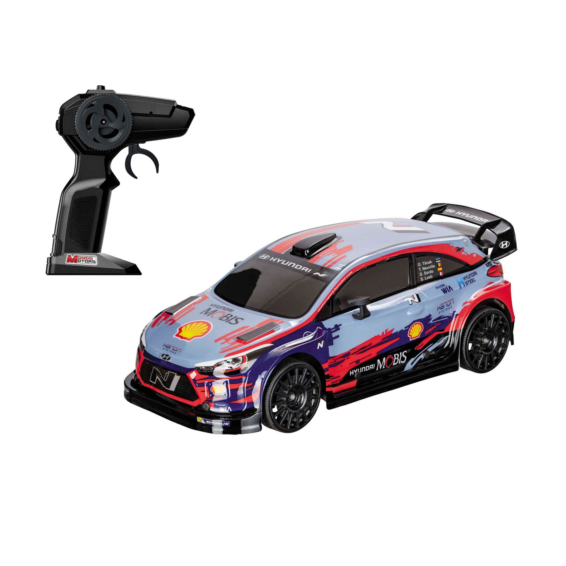 Mondo Motors RC Stereable Auto Hyundai I20 WRC 23, échelle 1:10