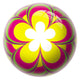 Fleur boule déco Mondo - 22cm
