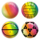 Boule déco Mondo arc-en-ciel - 14cm