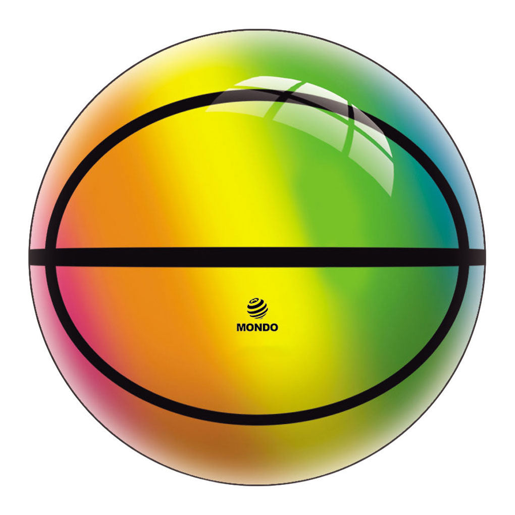 Boule déco Mondo arc-en-ciel - 14cm