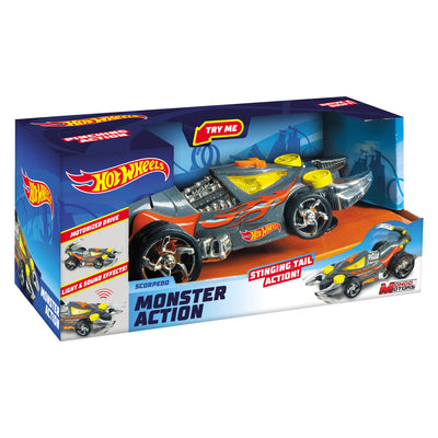 Scorpédo d'action monstre Hot Wheels - 22cm