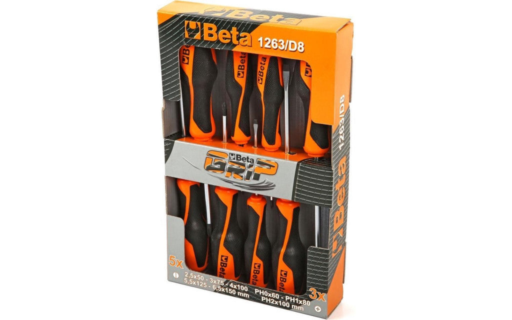 Outils de jeu de tournevis bêta 01263MC D8 8 Place