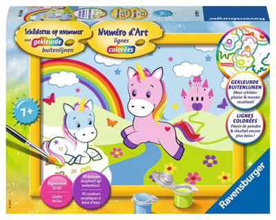 Peinture par numéros - Le monde de la licorne