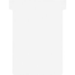 Cartes à insérer en T nobo taille 3 blanc pack 100 pièces