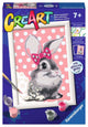 Ravensburger Creart Painting by Number Rabbit avec des paillettes