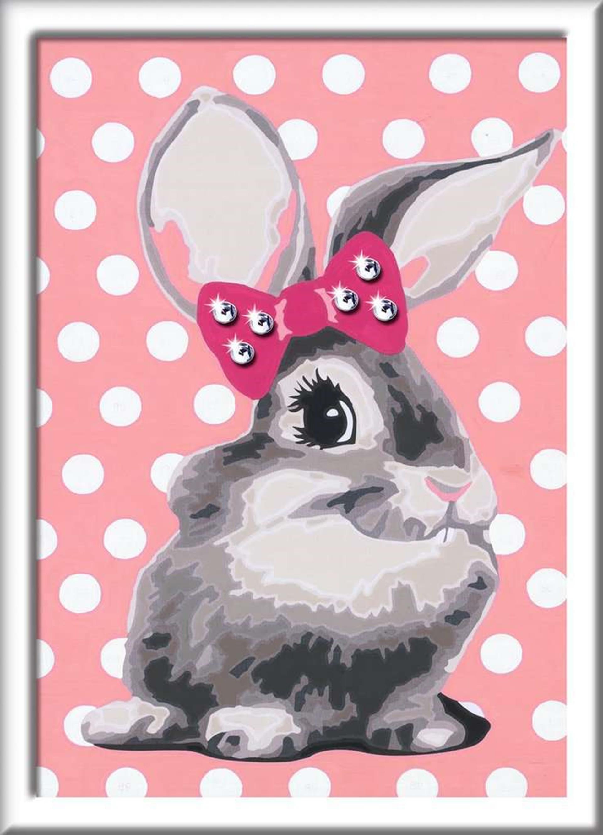 Ravensburger Creart Painting by Number Rabbit avec des paillettes