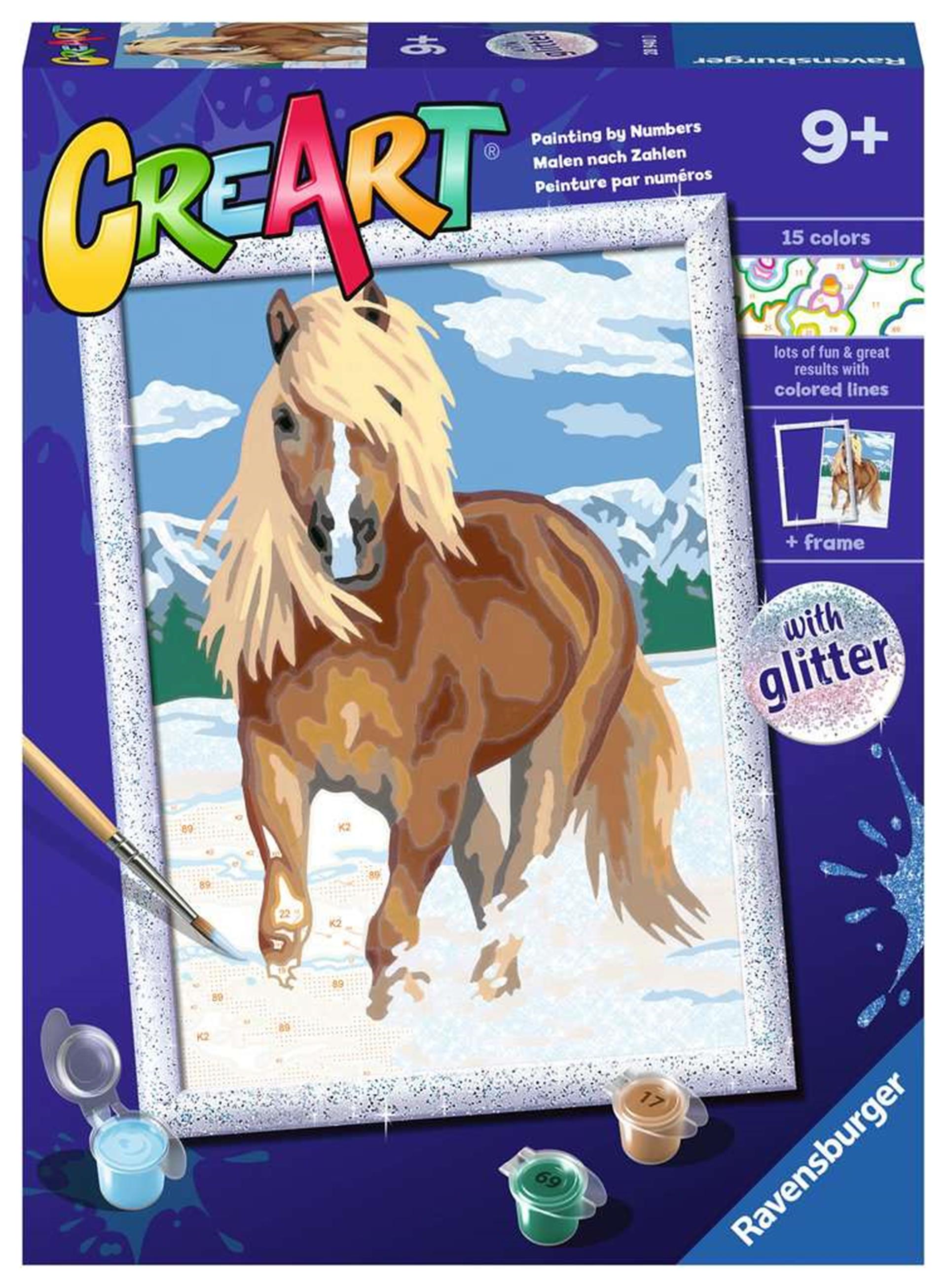 Ravensburger Creart Painting by Number het koninklijke cheval