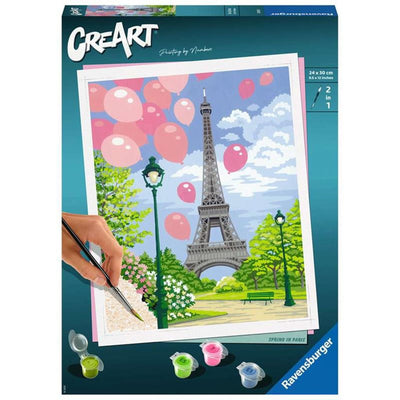 Ravensburger Creart Painting by Song Spring in Paris