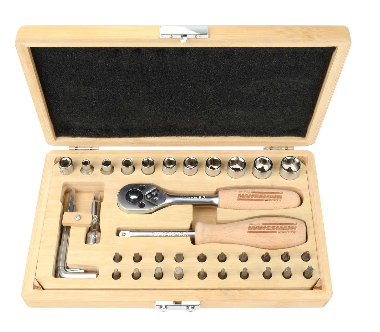 Brüder Mannesmann Brüder Mannesmann Keys de cockle 41 pièces Set Bamboo