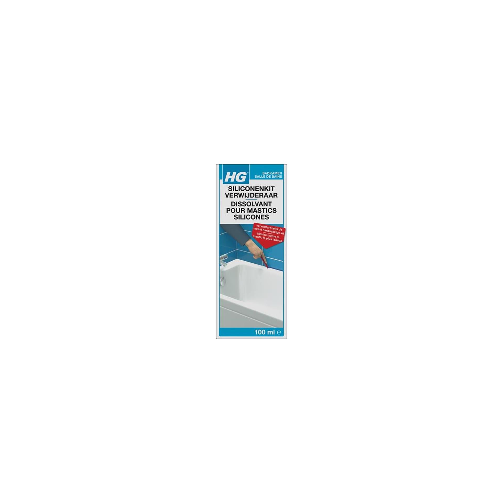 Hg dissolvant mastic silicone 100ml