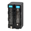 Falcon Eyes 2 X Batterie NP-F750 + Chargeur de batterie SP-CHG pour lampe LED