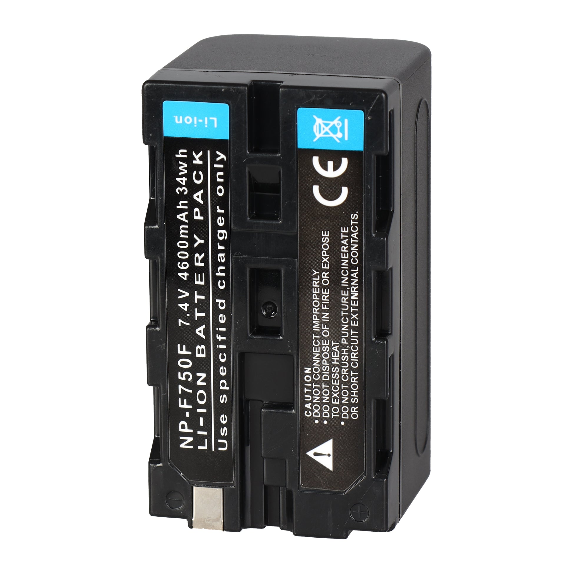 Falcon Eyes 2 X Batterie NP-F750 + Chargeur de batterie SP-CHG pour lampe LED
