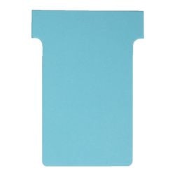 Cartes à insérer en T nobo taille 3 bleu pack 100 pièces