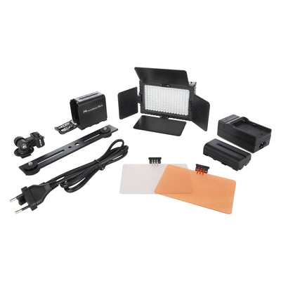 Falcon Eyes Kit de lampes LED Dimmable DV-160V-K2 avec batterie