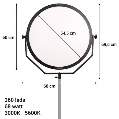 FALCON EYES BI-COLOR LED lampe Sophiz SO-68TD sur 230V