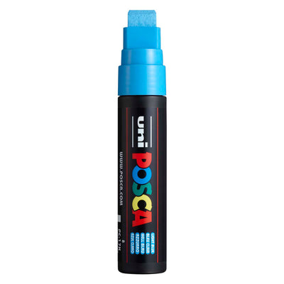 Marqueur Posca Uni-Posca, AFM PC-17K, épaisseur de ligne 15 mm, extra large, bleu clair, 1 pièce