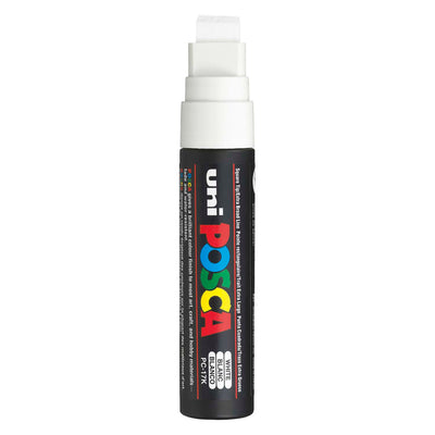 Marker Posca Uni-Posca, AFM PC-17K, épaisseur de ligne 15 mm, extra large, blanc, 1 pièce