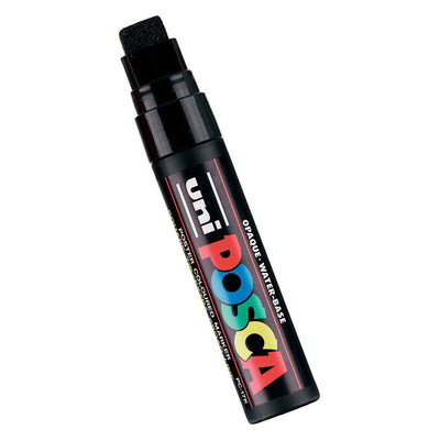 Marker Posca Uni-Posca, AFM PC-17K, épaisseur de ligne 15 mm, extra large, noir, 1 pièce