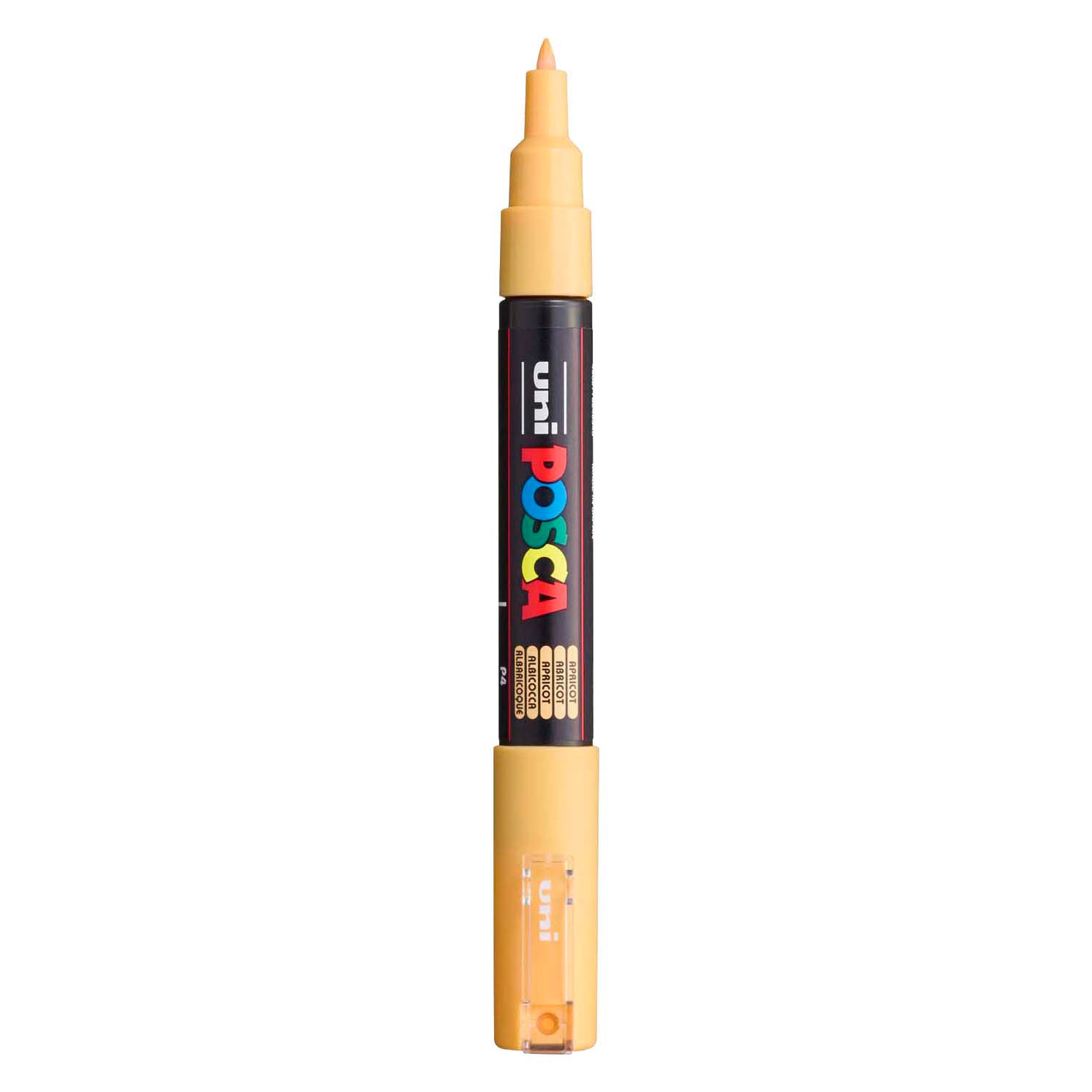 Marqueur peinture Uni posca 1mc abricot - pointe conique - 1 mm