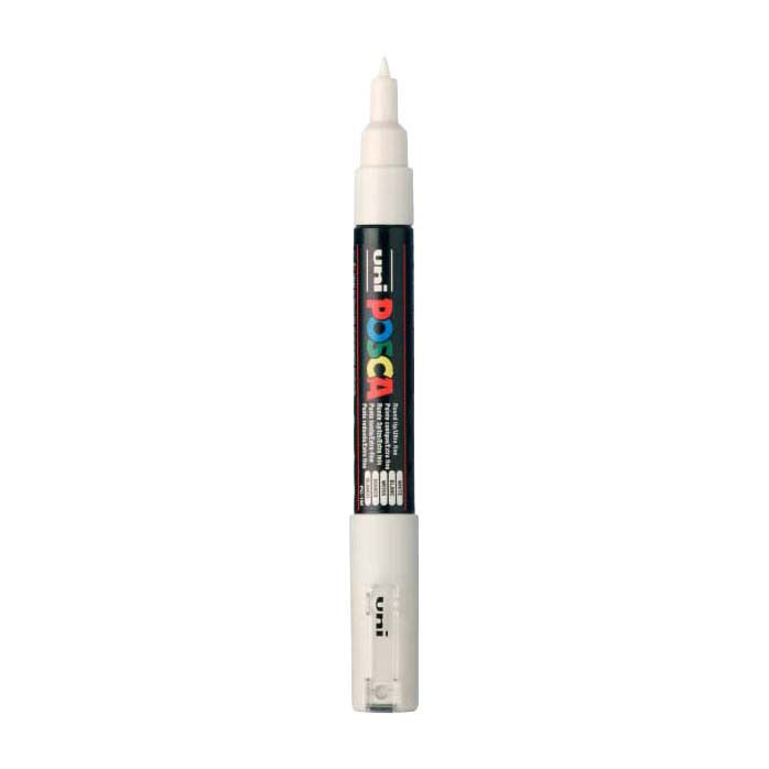 Marqueur Posca Uni-Posca, AFM PC-1M, épaisseur de ligne 0,7 mm, extra-fin, blanc, 1 pièce