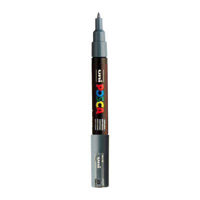 Marqueur peinture Uni posca 1mc gris ardoise - pointe conique - 1 mm