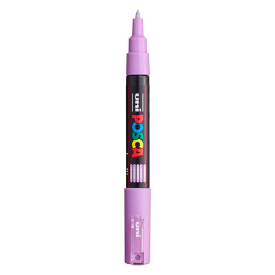 Marqueur peinture Uni posca 1mc lavande - pointe conique - 1 mm