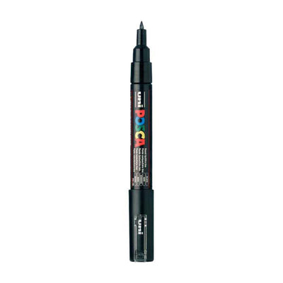 Marqueur Posca Uni-Posca, AFM PC-1M, épaisseur de ligne 0,7 mm, extra-fin, noir, 1 pièce