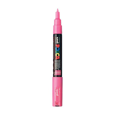 Marqueur Posca Uni-Posca, AFM PC-1M, épaisseur de ligne 0,7 mm, extra-fin, rose, 1 pièce