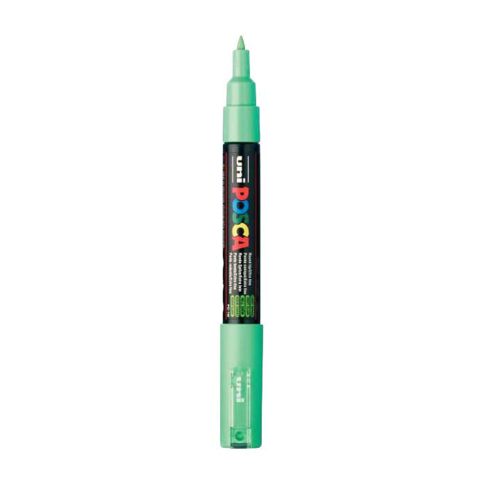 Marqueur Posca Uni-Posca, AFM PC-1M, épaisseur de ligne 0,7 mm, extra-fin, vert clair, 1 pièce