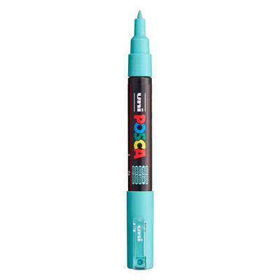 Marqueur peinture Uni posca 1mc vert aqua - pointe conique - 1 mm