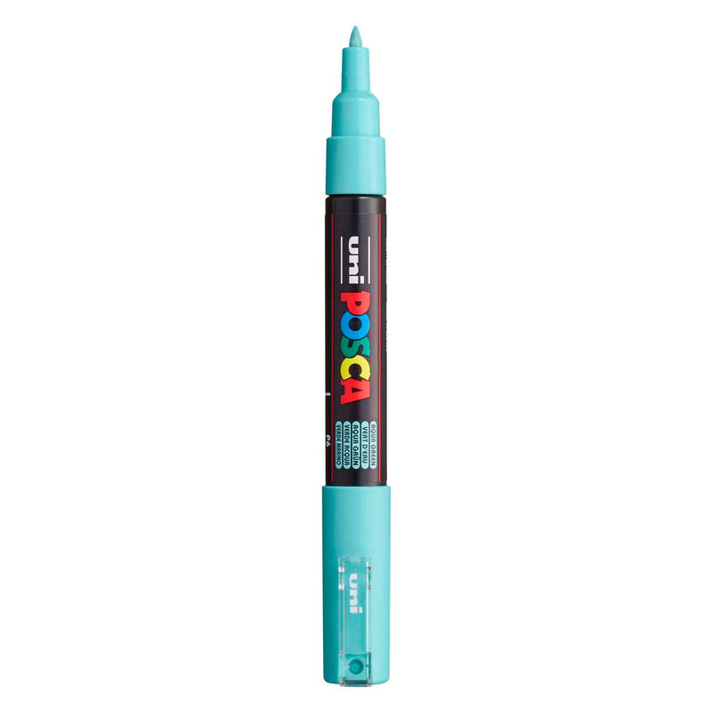 Marqueur peinture Uni posca 1mc vert aqua - pointe conique - 1 mm