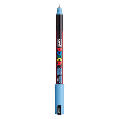 Feutre Uni Posca PC-1mr bleu glacier - extra fin 0,7mm