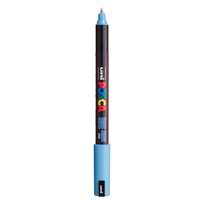Feutre Uni Posca PC-1mr bleu glacier - extra fin 0,7mm
