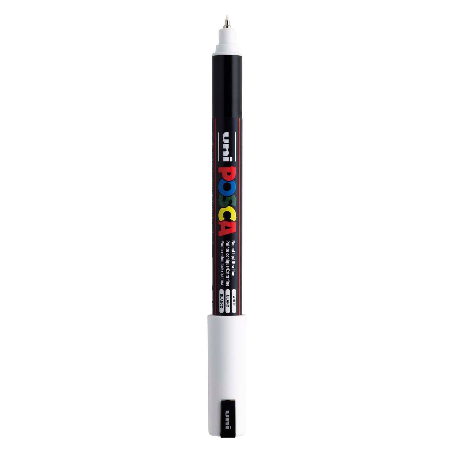 Marqueur Posca Uni-Posca, AFM PC-1MR, épaisseur de ligne 0,7 mm, extra-fin, blanc, 1 pièce
