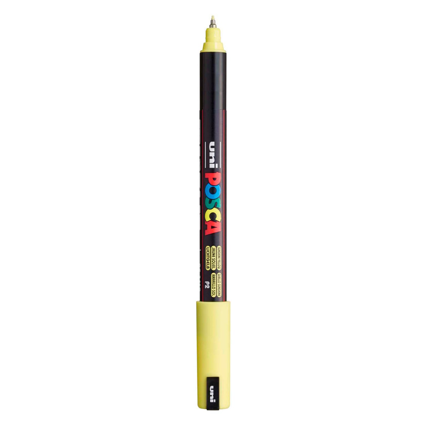 Feutre Uni Posca PC-1mr jaune soleil - extra fin 0,7mm