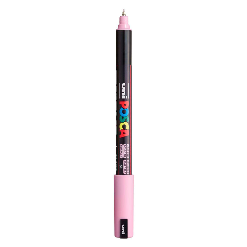 Feutre Uni Posca PC-1mr rose clair - extra fin 0,7mm