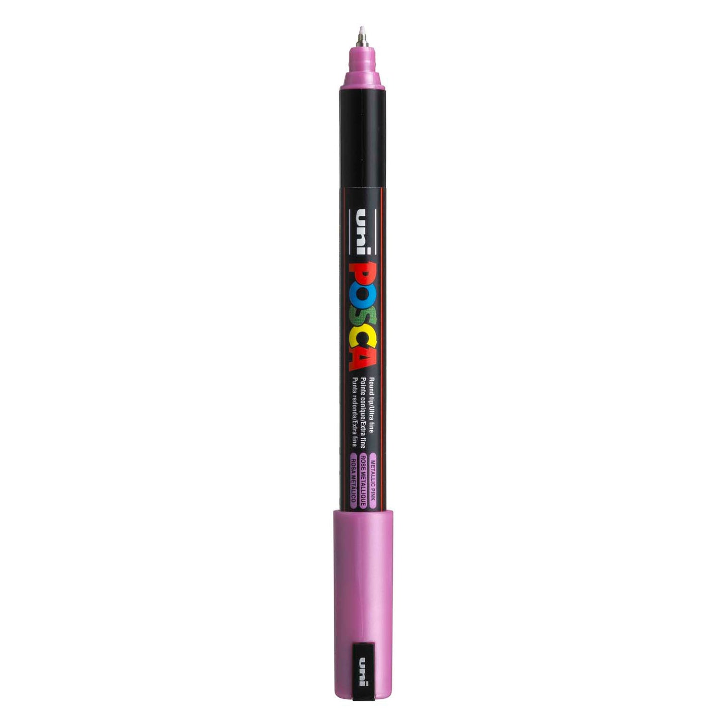 Marqueur Posca Uni-Posca, AFM PC-1MR, épaisseur de ligne 0,7 mm, extra-fin, rose métallique, 1 pièce