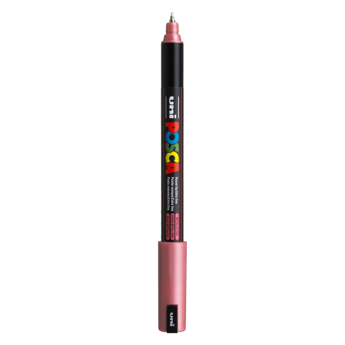 Marqueur Posca Uni-Posca, AFM PC-1MR, épaisseur de ligne 0,7 mm, extra-fin, métal rouge, 1 pièce