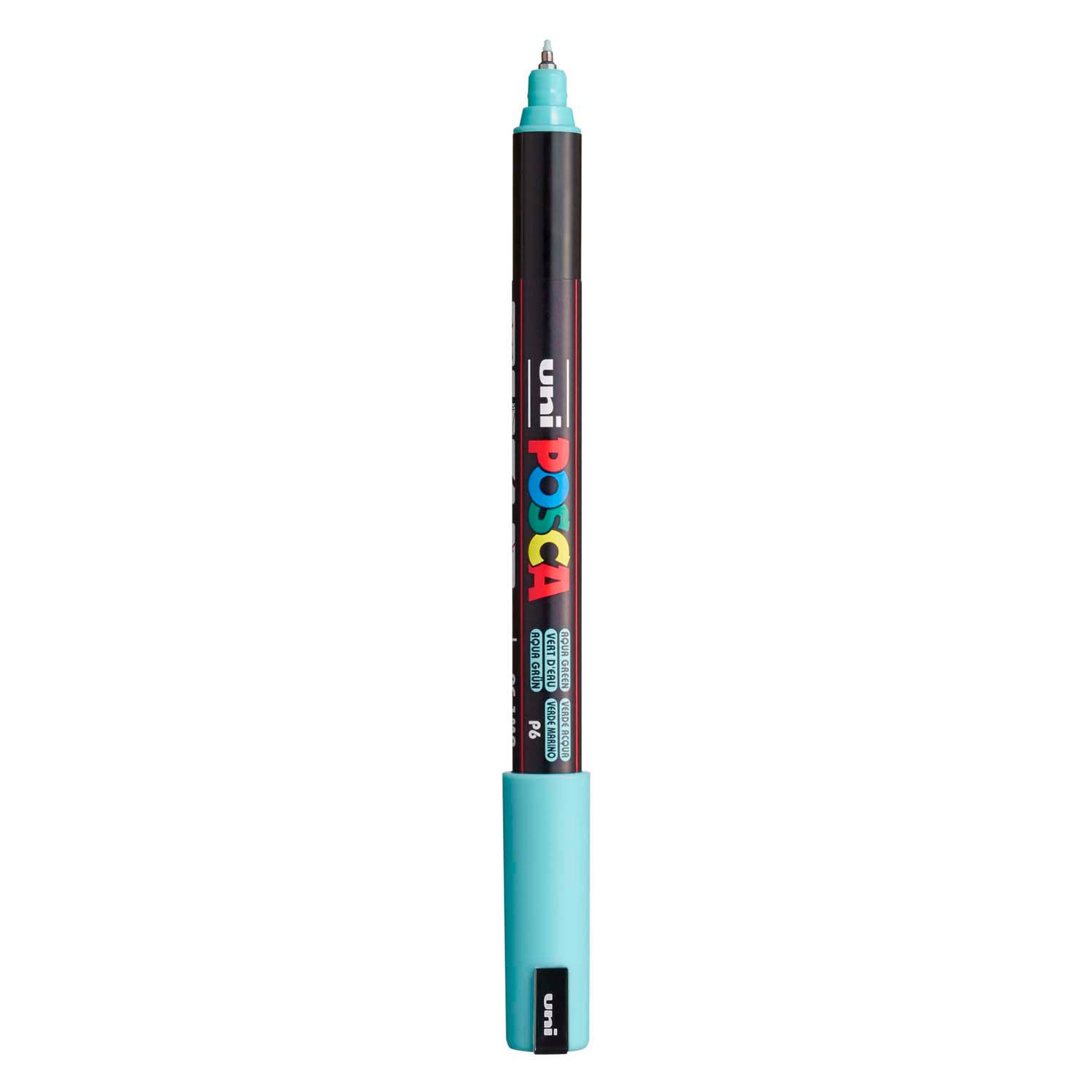 Feutre Uni Posca PC-1mr vert aqua - extra fin 0,7mm