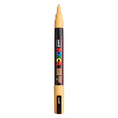 Marqueur acrylique Uni posca pc3m abricot - pointe ronde jusqu'à 1,3 mm