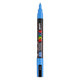 Marker Posca Uni-Posca, AFM PC-3M, épaisseur de ligne 0,9-1,3 mm, fin, bleu ciel, 1 pièce