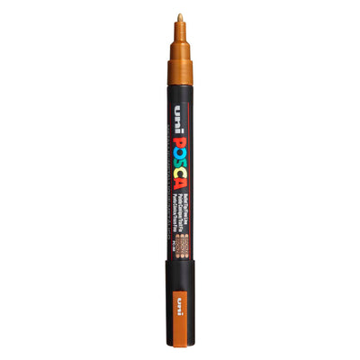 Marqueur Posca Uni-Posca, AFM PC-3M, épaisseur de ligne 0,9-1,3 mm, amende, bronze, 1 pièce