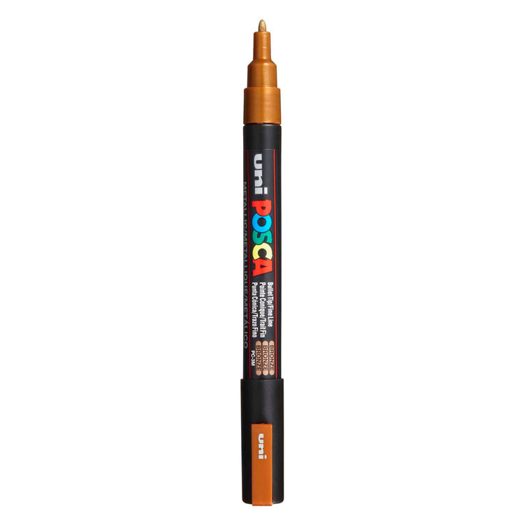 Marqueur Posca Uni-Posca, AFM PC-3M, épaisseur de ligne 0,9-1,3 mm, amende, bronze, 1 pièce