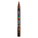 Marqueur Posca Uni-Posca, AFM PC-3M, épaisseur de ligne 0,9-1,3 mm, fin, marron, 1 pièce