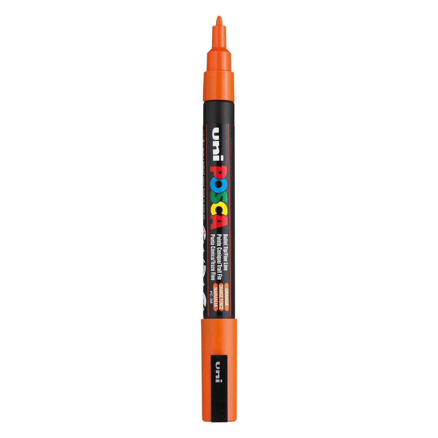 Marqueur Posca Uni-Posca, AFM PC-3M, épaisseur de ligne 0,9-1,3 mm, fine, orange, 1 pièce